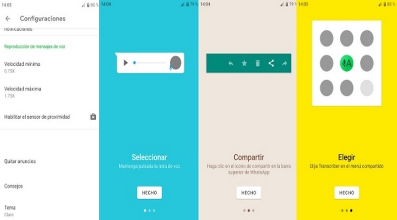 Cómo convertir un audio de WhatsApp en texto