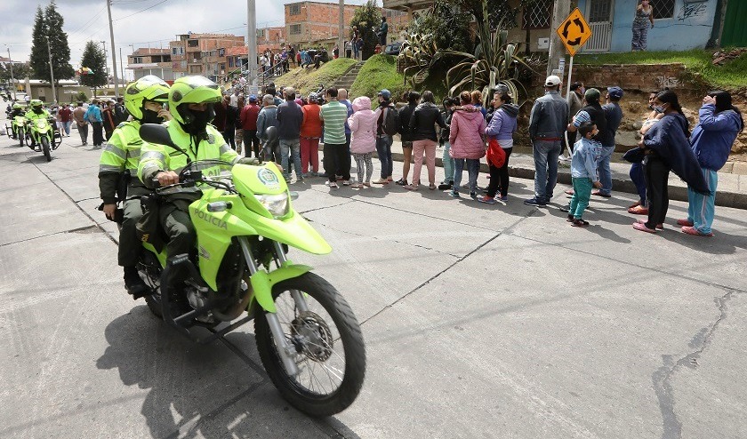 Las imágenes de protestas y saqueos en Ciudad Bolívar, Colombia