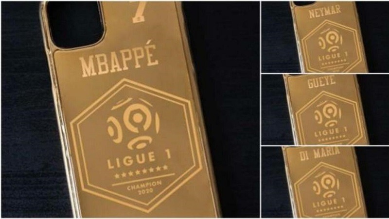 PSG desmiente que regalará a sus jugadores una funda de teléfono de oro