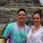 Andy Rivera junto a Lina Tejeiro