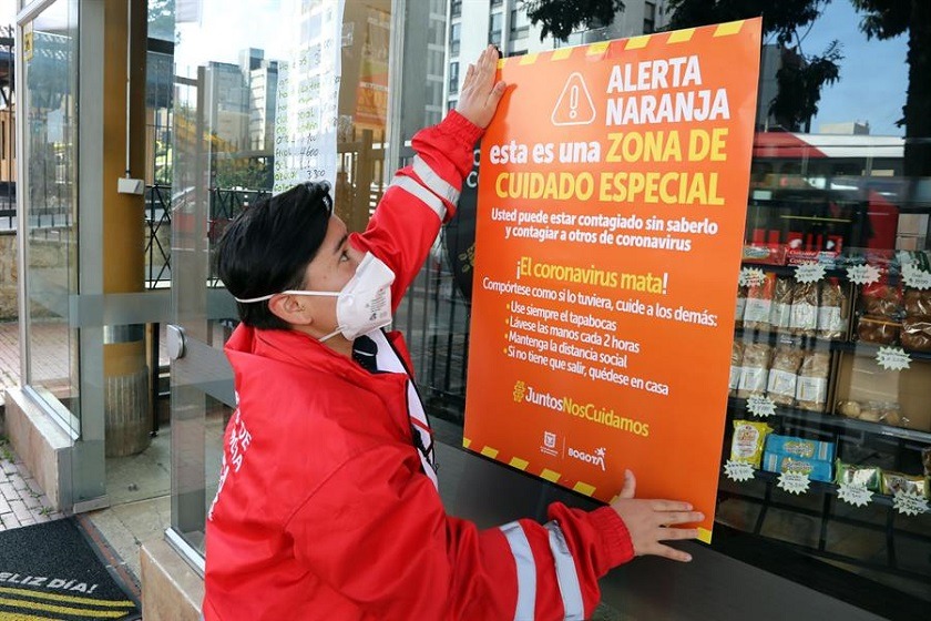 Colombia llega a 14.934 contagios de COVID-19 con récord de 723 casos