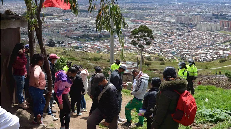Desalojados en plena cuarentena, el drama de varias familias en Bogotá