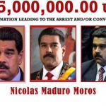 Cartel de búsqueda Nicolás Maduro