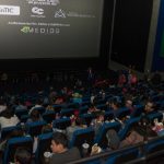 Vista de una sala de cine