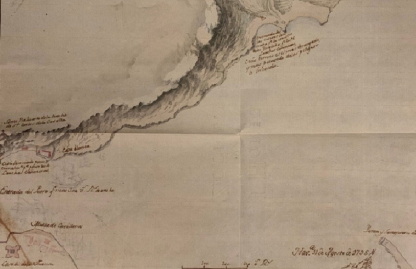 Hallan en Archivo General de Indias un mapa inédito de la Bahía de La Habana