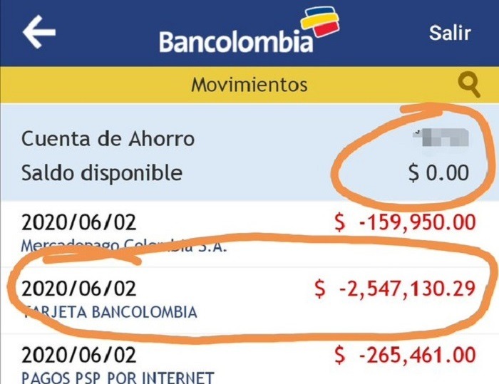 Bancolombia y los pagos de la tarjeta de crédito son tendencia en Colombia