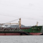 Buque Choca en el canal de panama