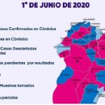 Mapa del coronavirus en Córdoba