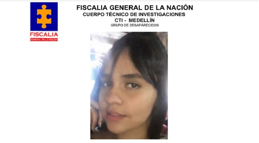 Joven de 18 años desaparecida en barrio Niquía