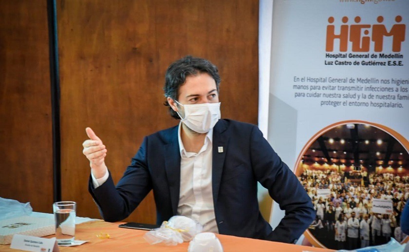 Daniel Quintero tiene coronavirus En problemas el alcalde de Medellín por intentar silenciar una publicación de prensa