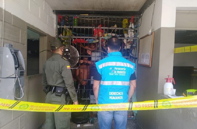 Ya encontraron casos de coronavirus en tres estaciones de Policía de Medellín