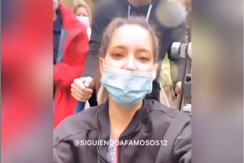 Primera salida de la habitación de hospital para Daniella Álvarez