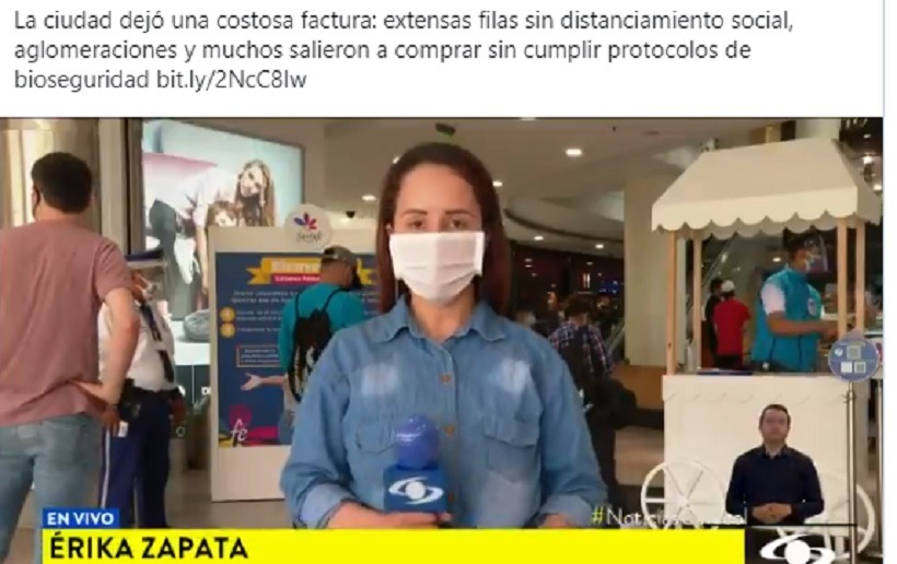 Érika Zapata y un comentario top sobre Día sin IVA: "Como pollos en un galpón"