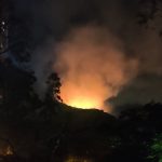 Voraz incendio en el barrio Calasanz de Medellín