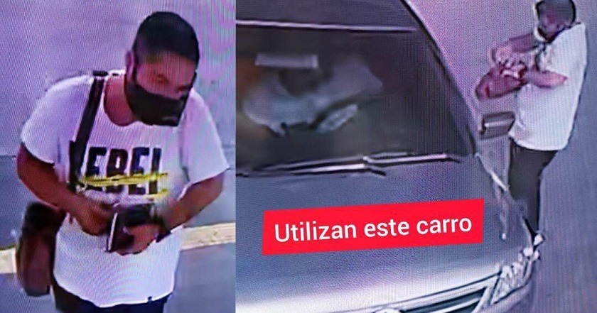 Con tapabocas y carro propio, perpetró un hurto en una estación de Gasolina