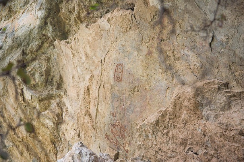 El último terremoto descubre pinturas rupestres en el sur de México