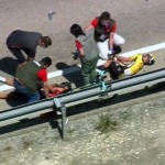 Gijs Leemreize perdió un dedo de la mano en la primera etapa de vuelta a Burgos