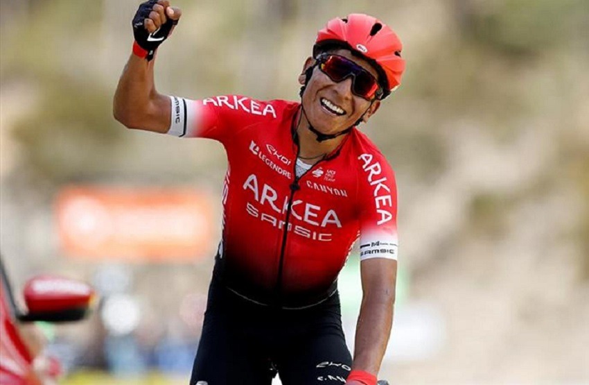 Nairo Quintana retoma entrenamientos luego de ser arrollado por un vehículo