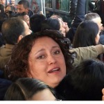 Angélica Lozano- muy divertida- le pide disculpas a Gustavo Bolívar por el 'putazo' que le dio