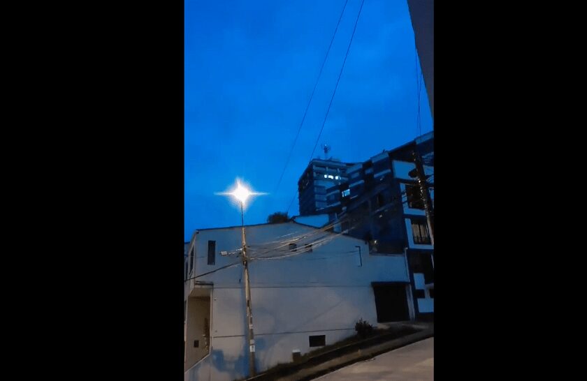 Retumbó el cielo de Manizales este jueves 30 de julio