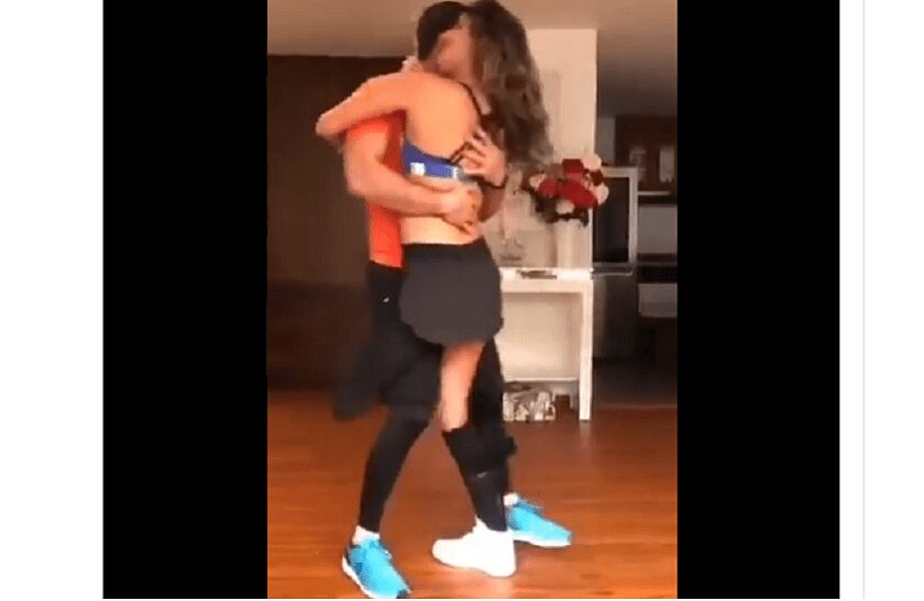 Daniela Álvarez vuelve a bailar en una sola pierna y con su hermano del alma