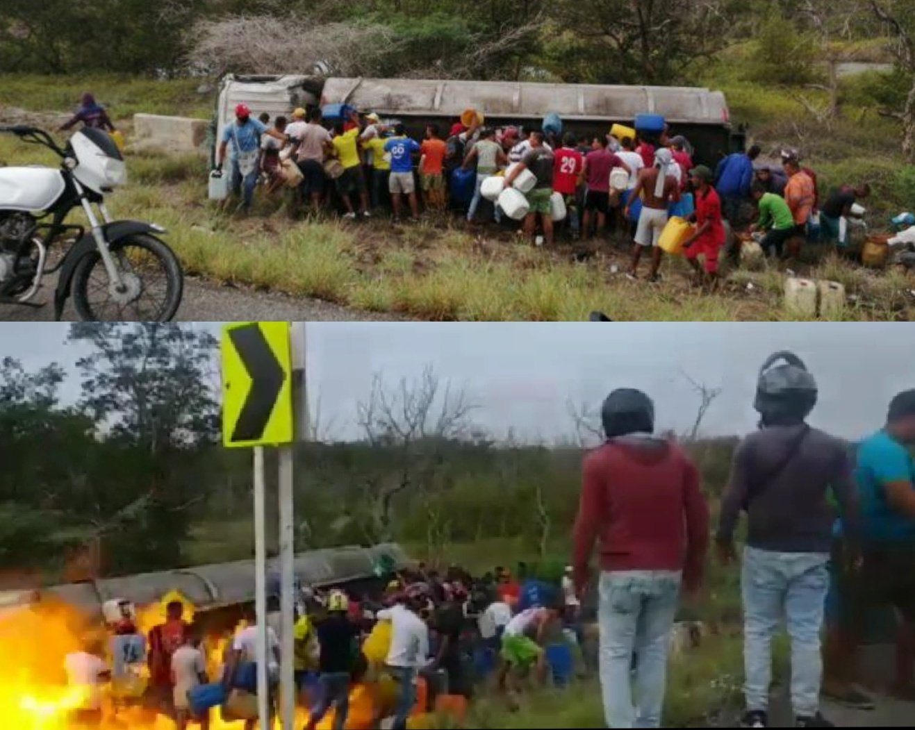 explosión camion
