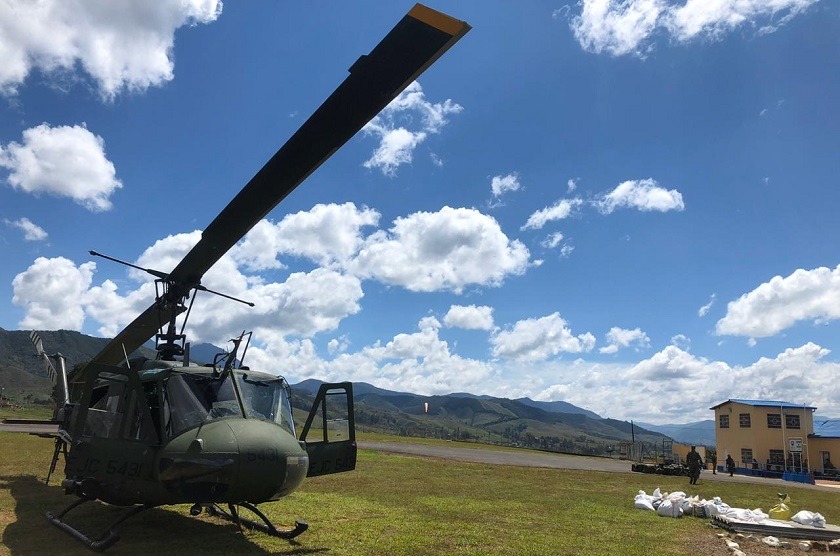 Encuentran helicóptero accidentado del Ejército colombiano