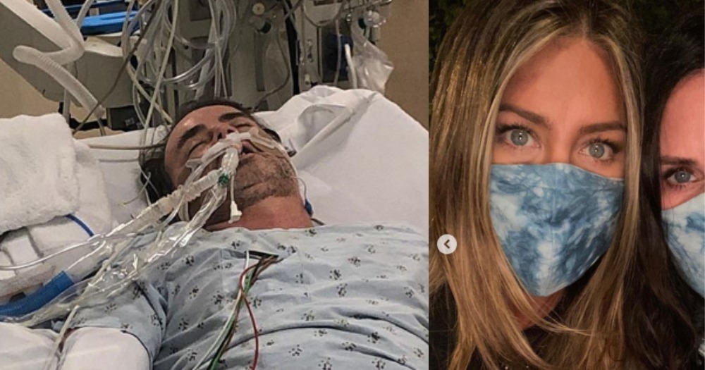 “Esto es Covid, esto es real”, Jennifer Aniston muestra foto de un amigo con el virus