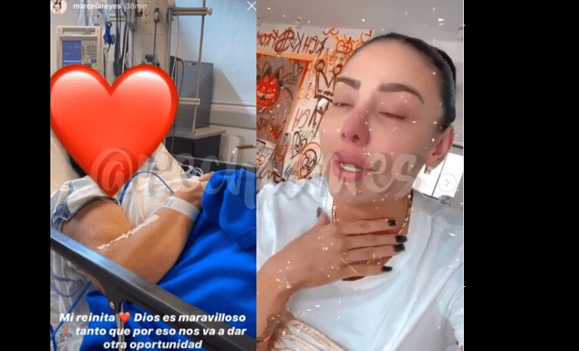 Marcela Reyes llora por su mamá que está hospitalizada en el Pablo Tobón Uribe