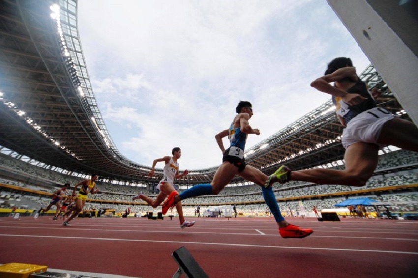 El atletismo estrena el nuevo estadio olímpico de Tokio