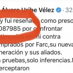 Prohíben hacer en chance los últimos 4 números de la reseña de Álvaro Uribe
