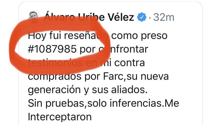 Prohíben hacer en chance los últimos 4 números de la reseña de Álvaro Uribe