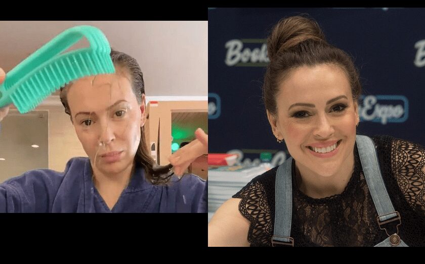 Covid-19 está dejando sin pelo a la actriz Alyssa Milano