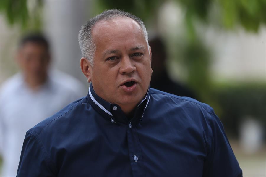 extraña voz con la que "reapareció" Diosdado Cabello