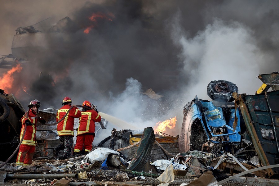 Así está Beirut, por explosión que ha causado muertos y heridos