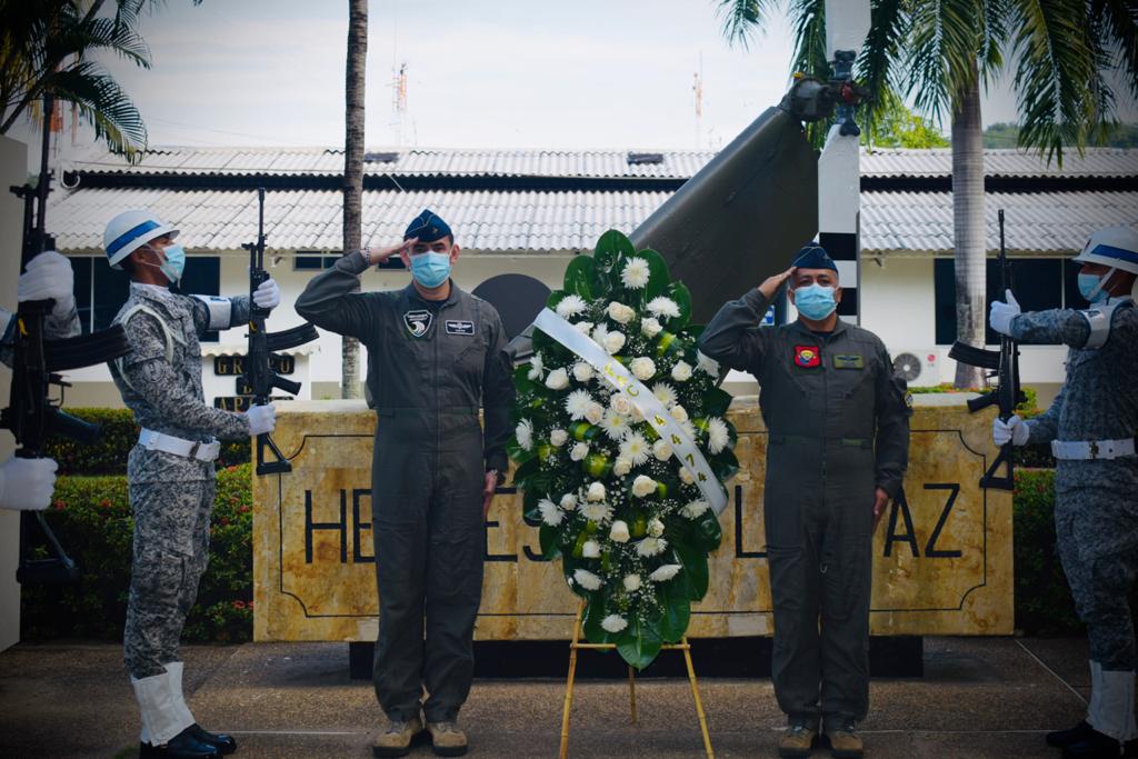 Rinden homenaje al helicóptero FAC-4474 que fue derribado hace 12 años por las Farc