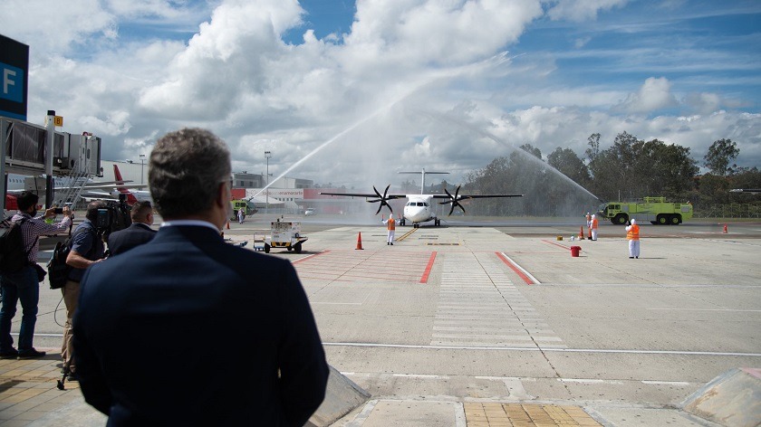 Reabre el aeropuerto José María Córdova con dos vuelos a Pereira y a Bucamaranga