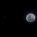 Júpiter, Saturno y la Luna: triple conjunción en perfección esta noche