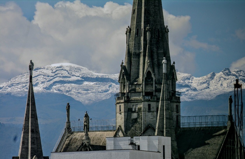 Manizales -del alma- se dejó ver con el Nevado del Ruiz en su máximo esplendor