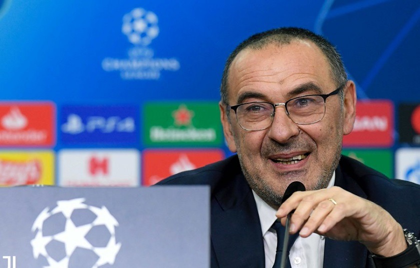 ¡Arrivederci! le dice la Juventus a Maurizio Sarri tras la eliminación en Champions