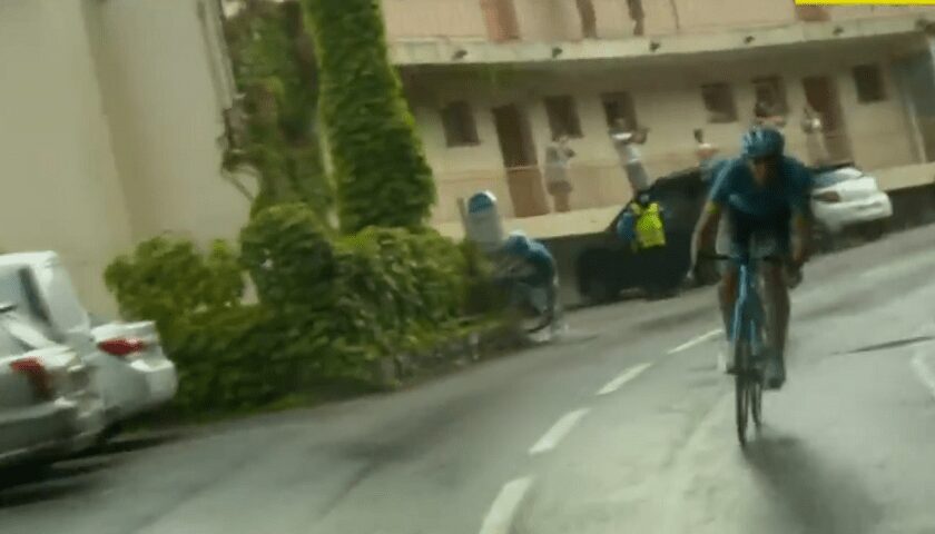 Miguel Ángel López caída en etapa 1 del Tour