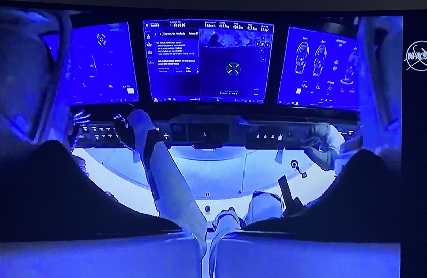 Cerraron la escotilla: la nave de SpaceX está lista para regresar a la Tierra
