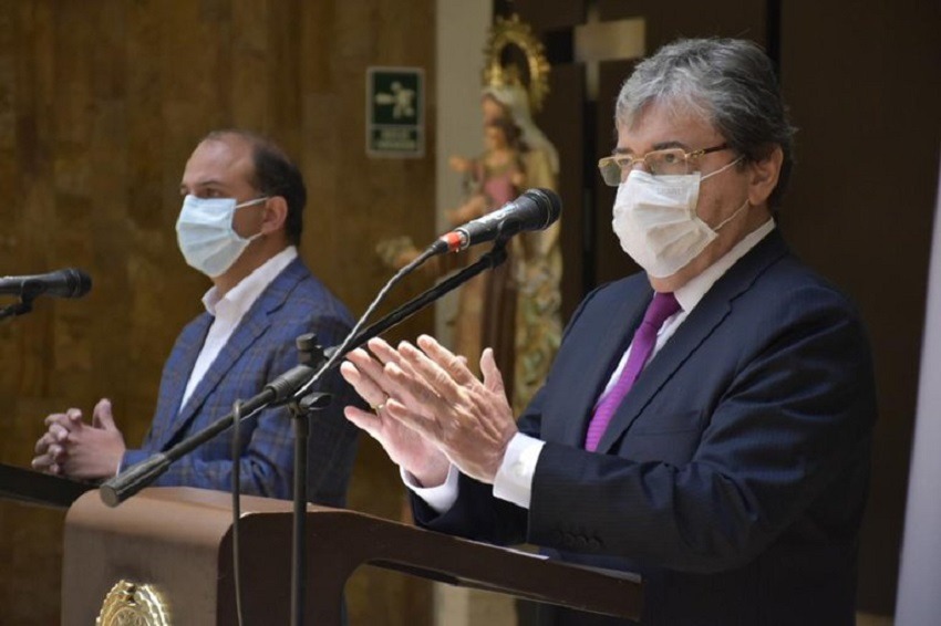 Ministro dice que las protestas fueron infiltradas por el ELN y las disidencias de las FARC