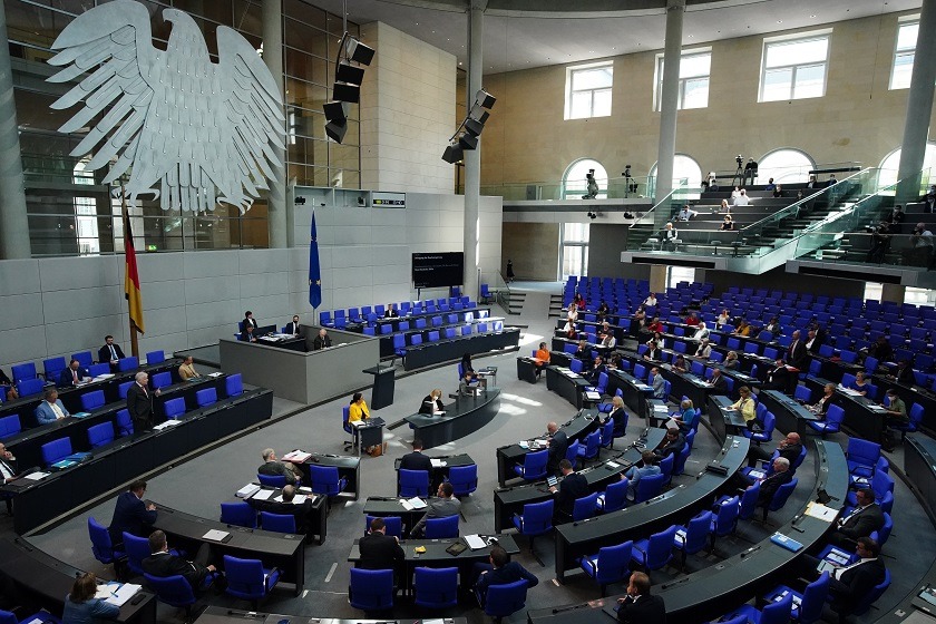 Sede del Bundestag (cámara baja alemana) en Berlín