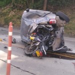 Accidente vía a San Jerónimo