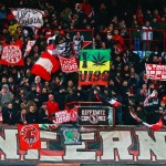 Vuelven los aficionados al fútbol a los estadios en Bélgica