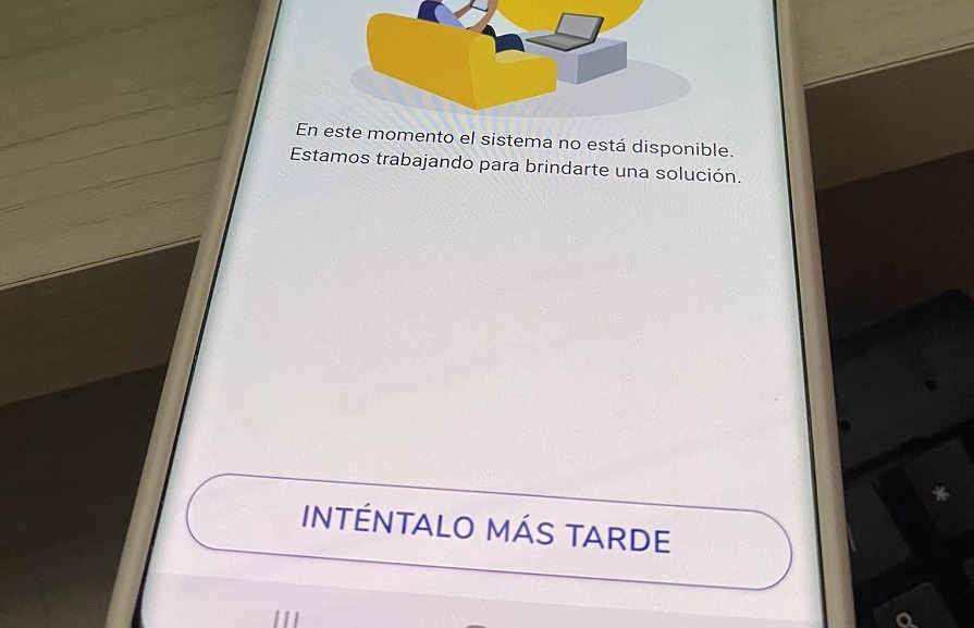 Caída la app de Bancolombia