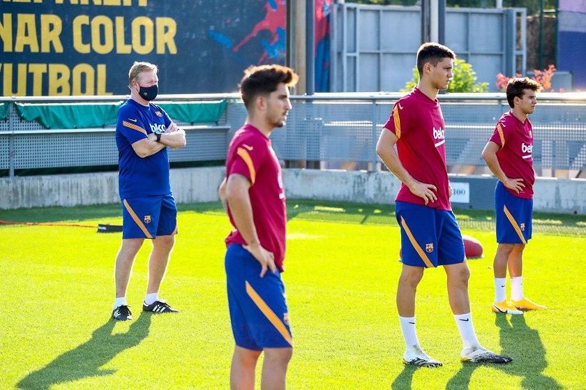 Barcelona: último entrenamiento de la semana- sin Messi que no se ha hecho la prueba Covid