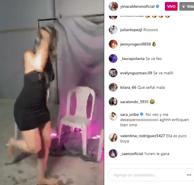 putifiesta de Yina Calderón 