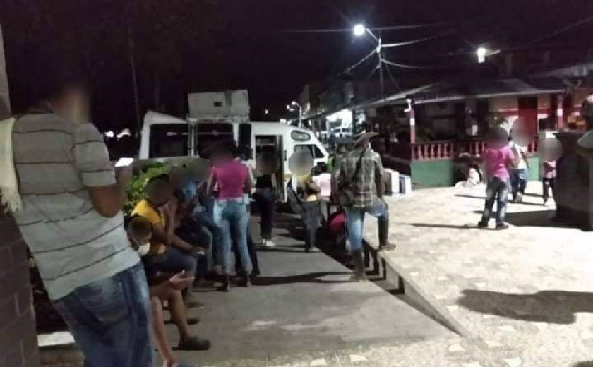 Desplazados vereda La Esperanza de Tarazá